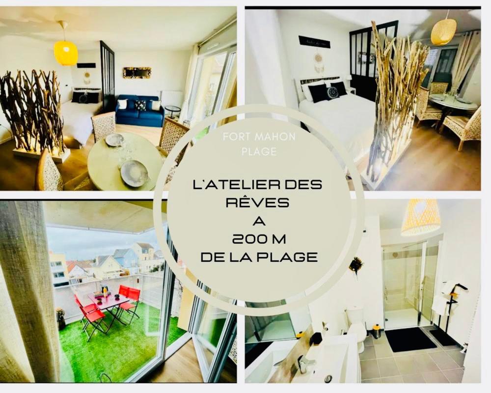 L'Atelier Des Reves A 200 M De La Plage Fort-Mahon-Plage Exteriör bild